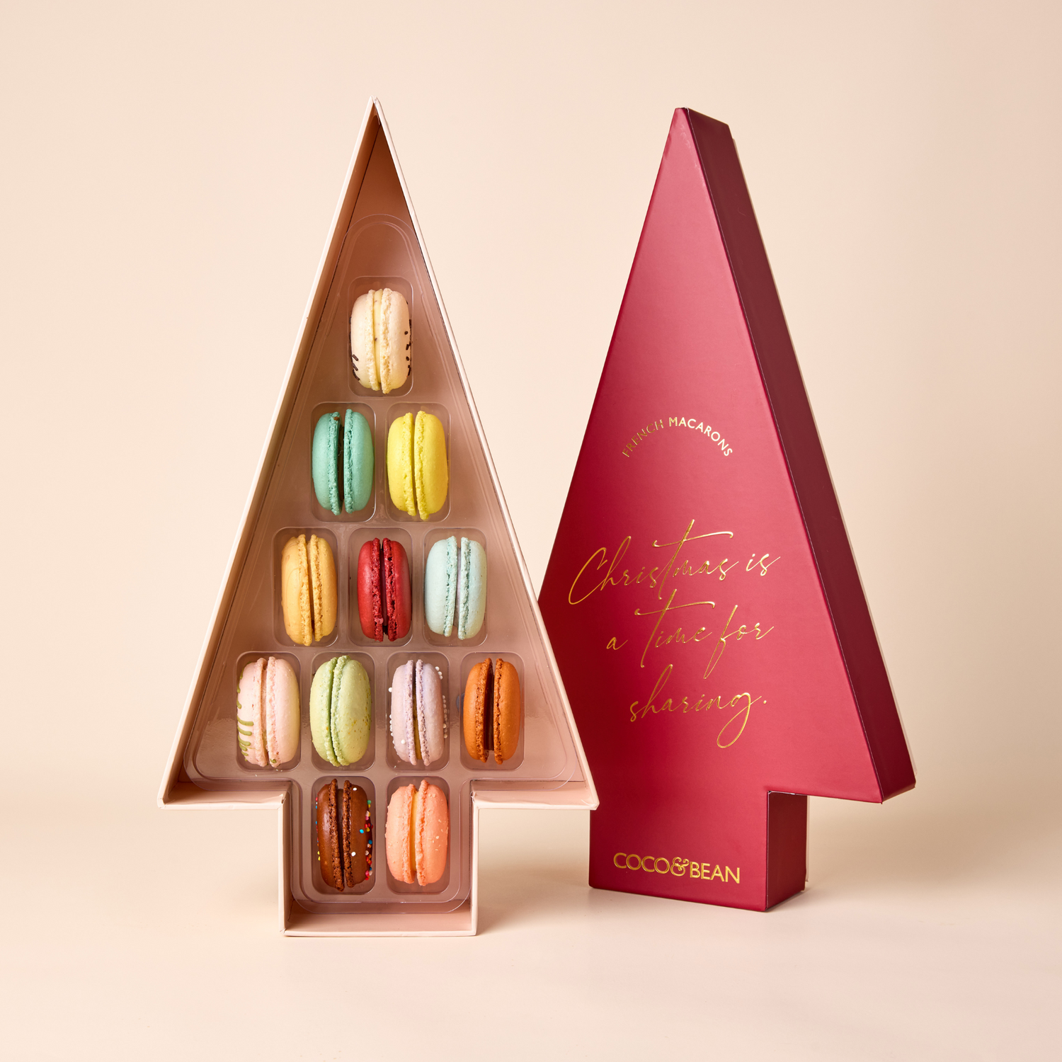 Christmas French Macaron Gift Box