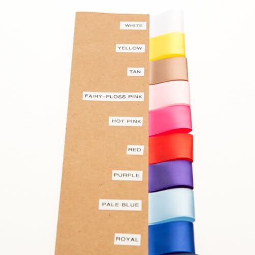 Ribbon Colours 2