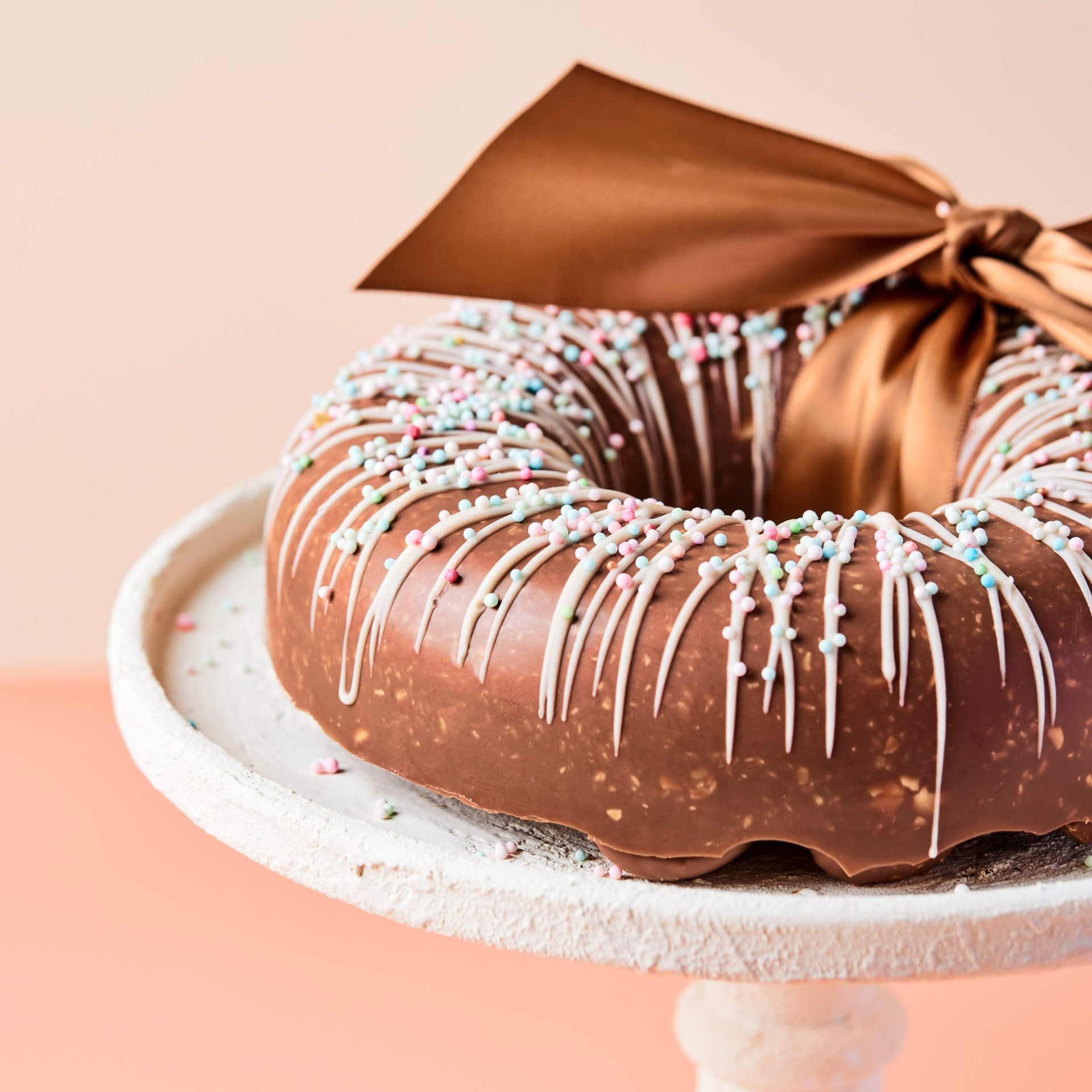 Easter Belgian Chocolate Rocky Road Wreath