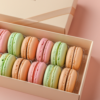 French Macarons 12 Pack Gift Box